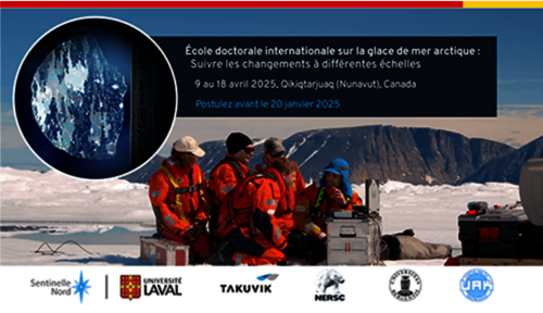 École doctorale internationale sur la glace de mer arctique 