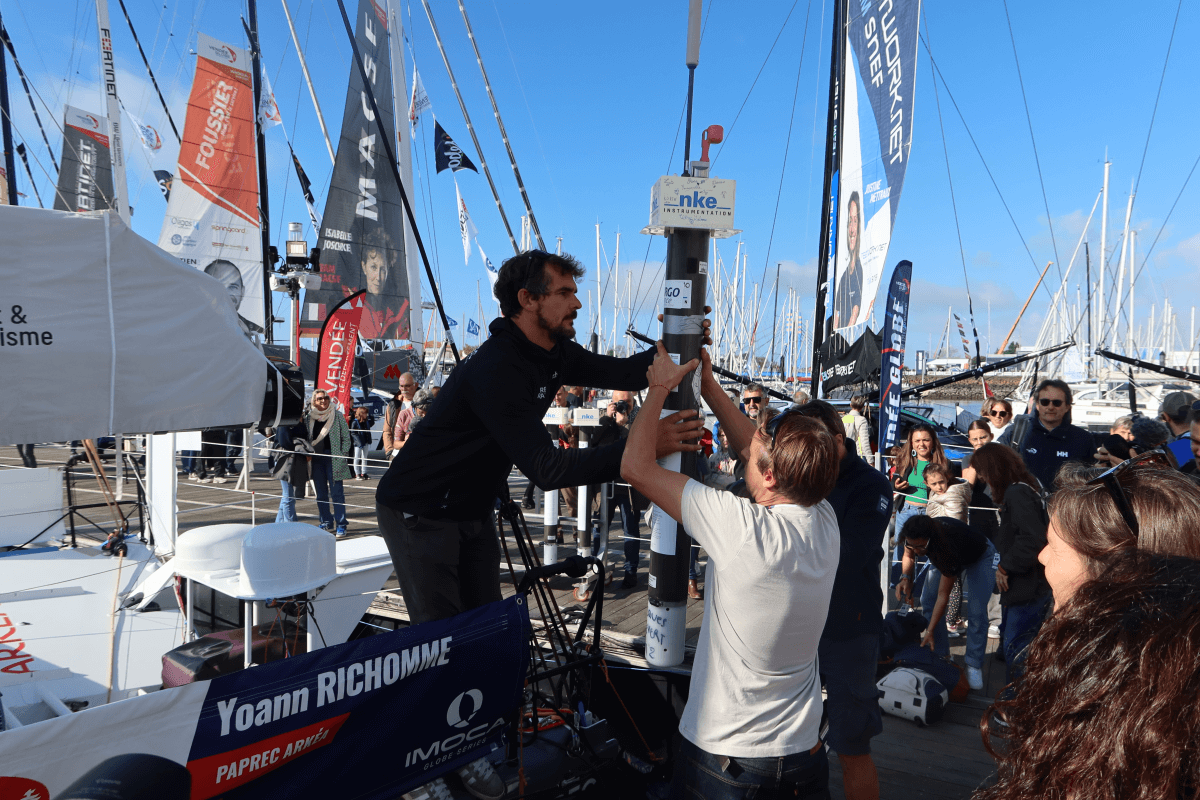 Flotteur Argo pour embarquer à bord d'un IMOCA du Vendée Globe